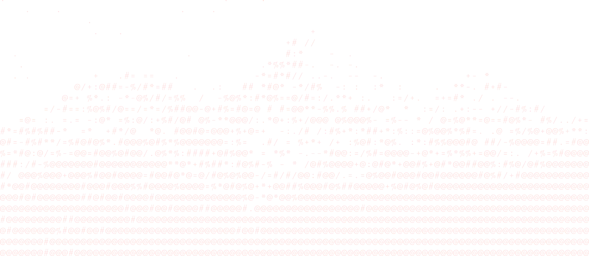 ascii art illustration made of pink characters